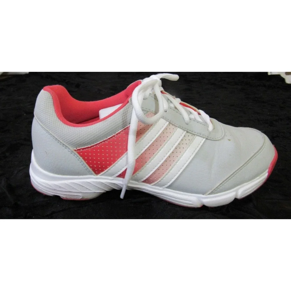 Adidas Women's Tech Response Golf Shoes Clear Grey/White/Core Pink Q44710 Size 6